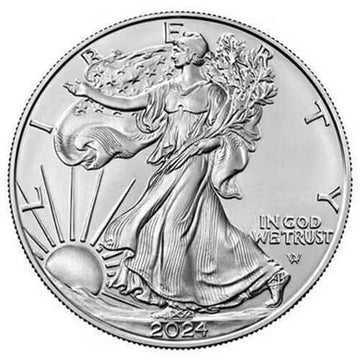 2024 1 oz Silver American Eagle $1 Coin BU