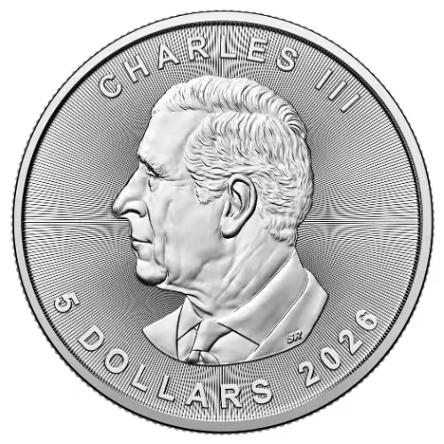 2026 1 oz Canadian Silver Maple Leaf Coin BU